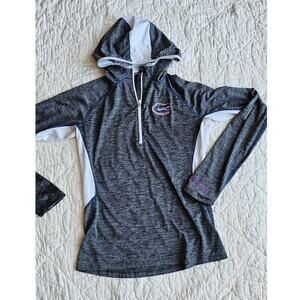 Campus Heritage Florida State Gators Athletic Half Zip Hoodie Size M Gray Active